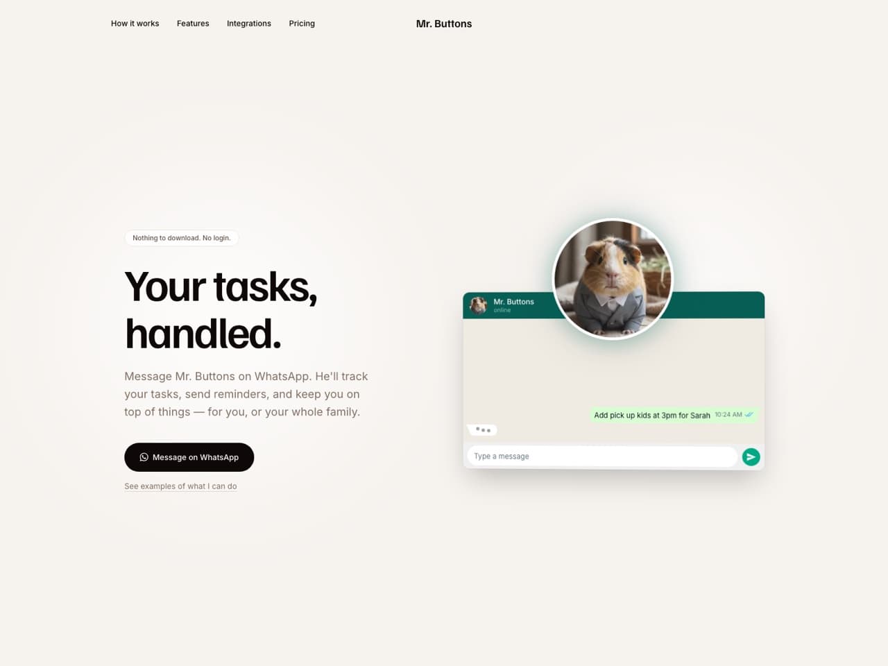 Screenshot of Mr. Buttons